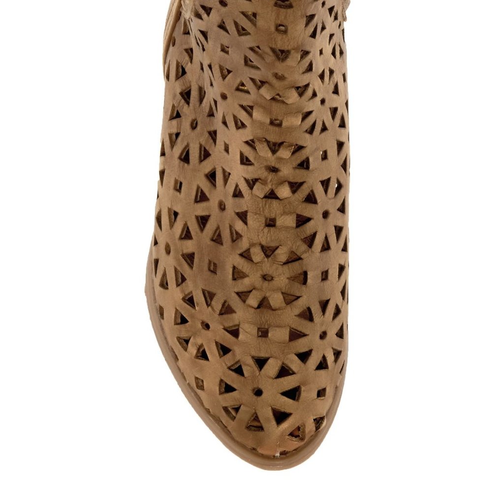 Musse & Cloud Athena Laser Cut Leather Bootie NEW - Picture 3 of 10
